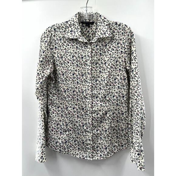 Brooks Brothers Tops - Brooks Brothers Womens Multicolor Floral Cotton Long Sleeve Button Down Shirts 2